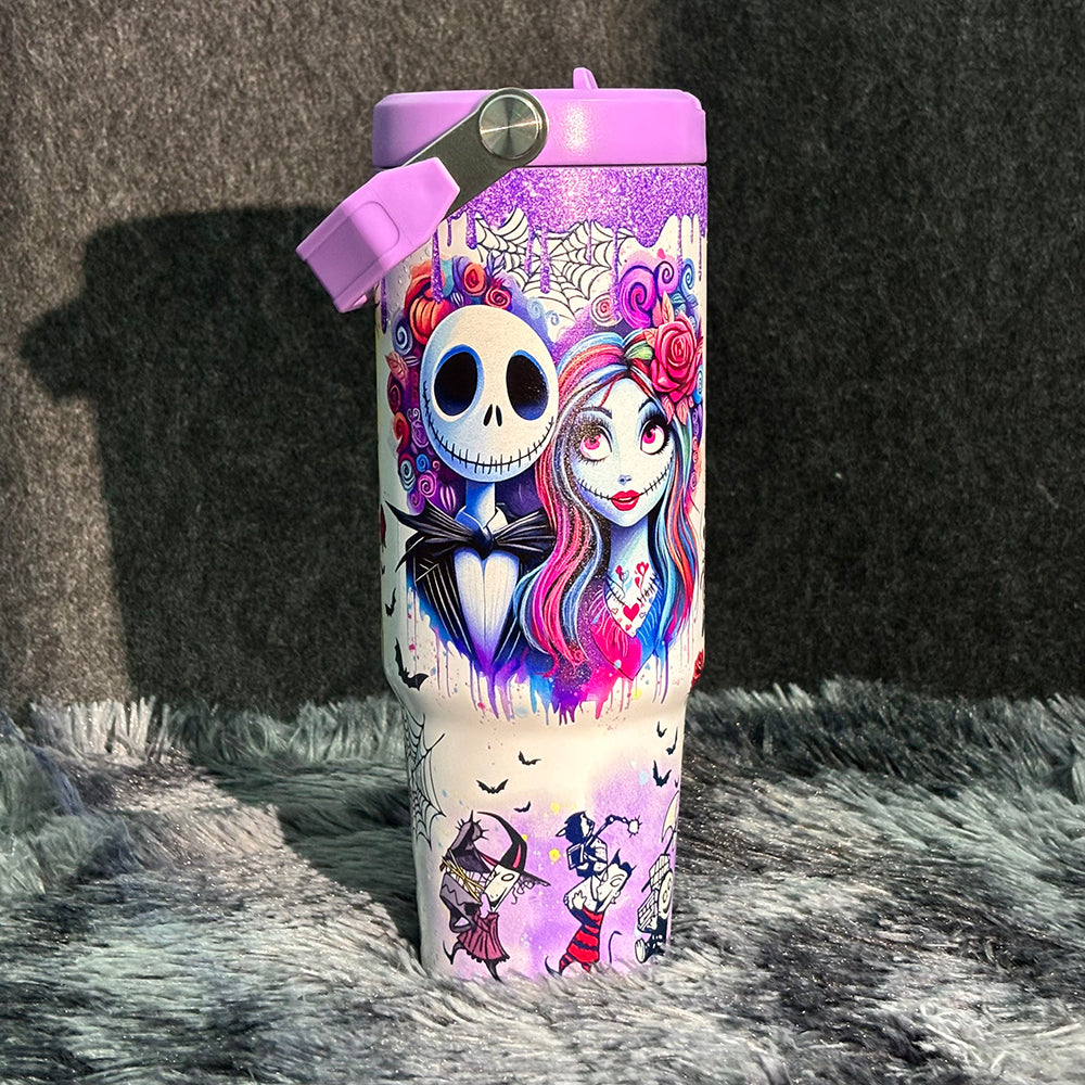 Sally x Jack Skellington 40oz Tumbler