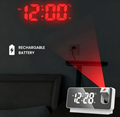 LED Digital Projection Alarm Clock Electronic Alarm Clock ⏰