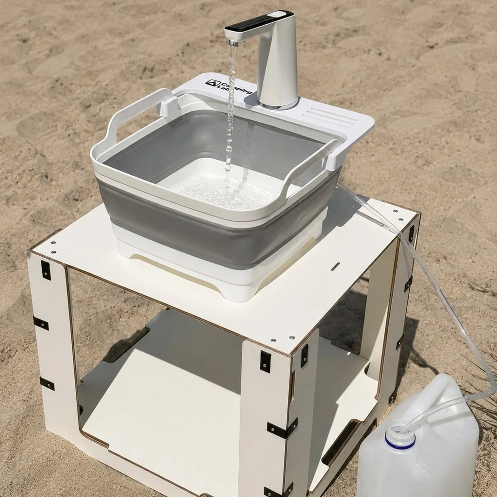 Portable camping sink