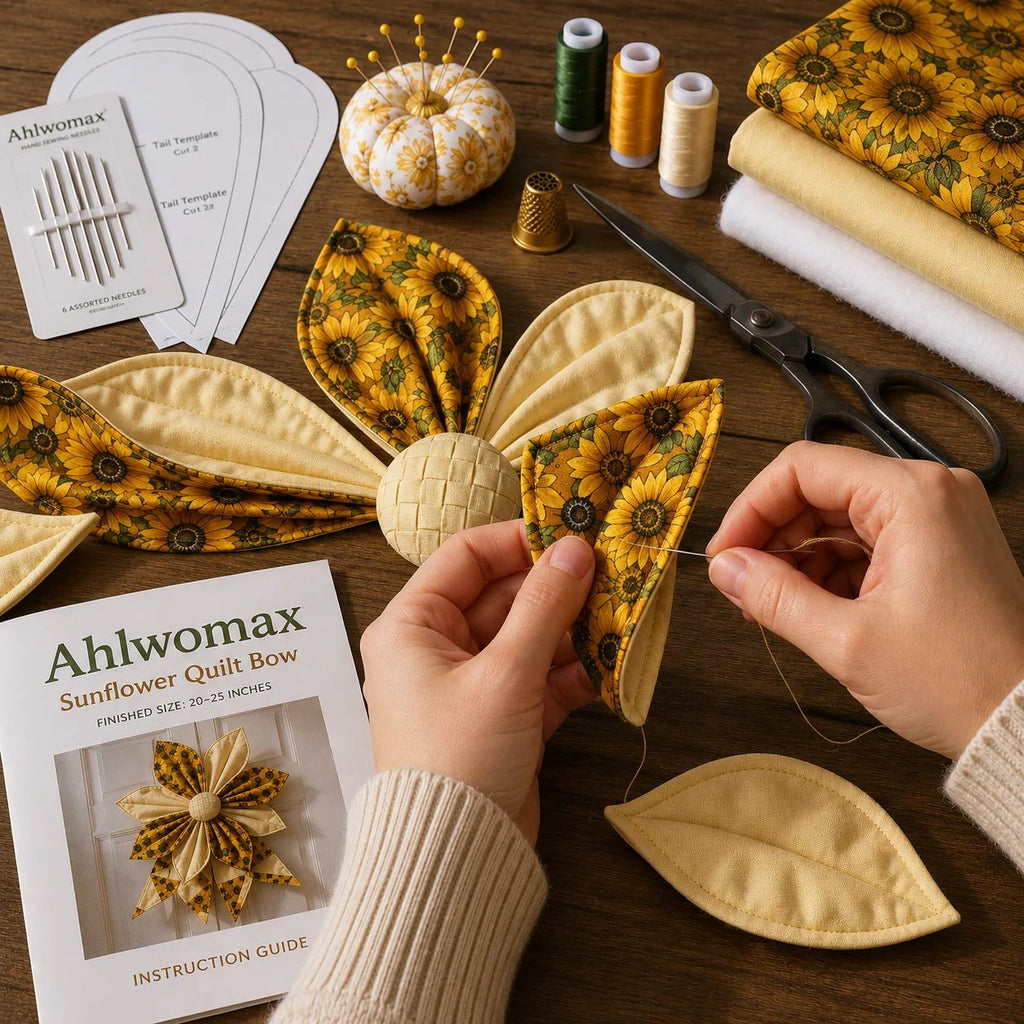 🔥HOT SALE🔥 Last Day 50% OFF - Large Patchwork Bow Sewing Kit