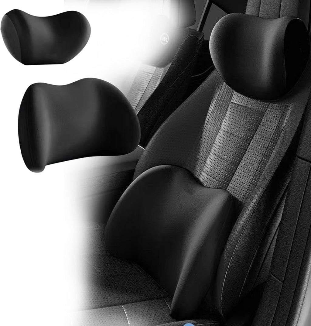 💥Hot Sale 49% OFF - Car Headrest &amp;amp; Lumbar Support Cushionimage🎁