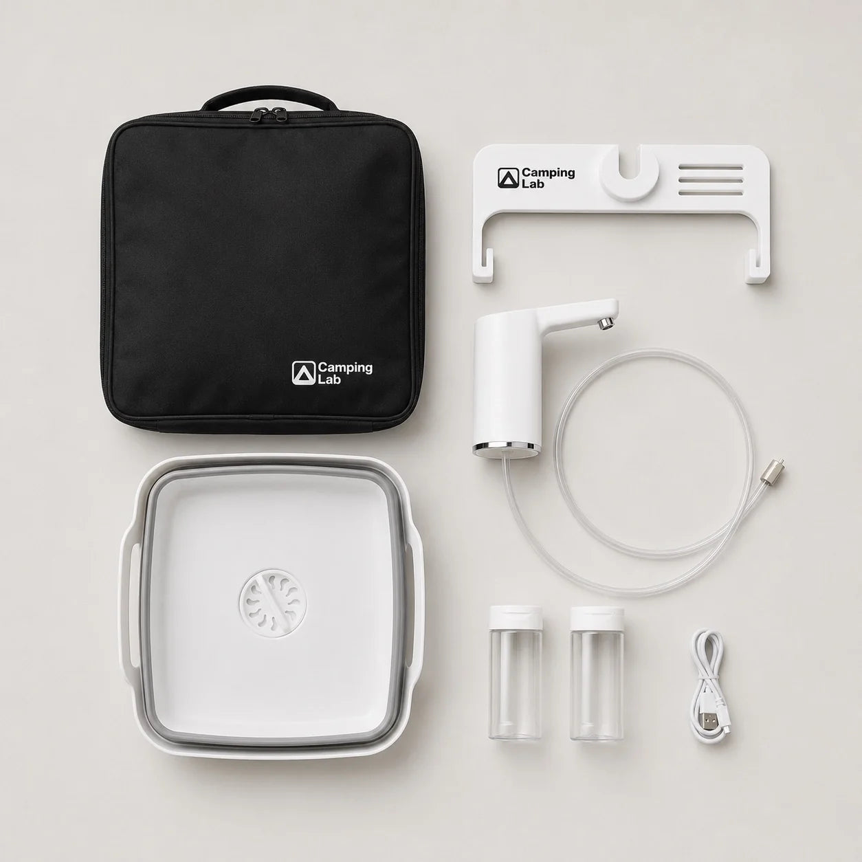 Portable camping sink