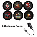 Plug‑and‑Play HD Holiday Projector, Multi‑Scene Projection Light for Christmas, Halloween & Faith‑Themed Decor