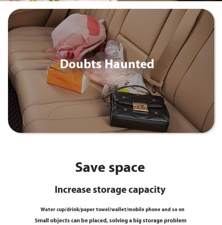 Multifunctional Car Seat Back Storage