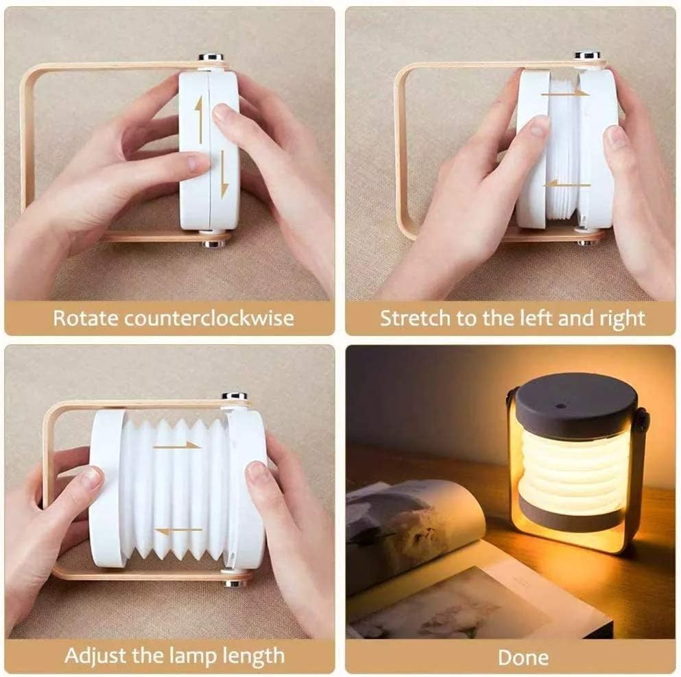 4-in-1 Foldable Table Lamp