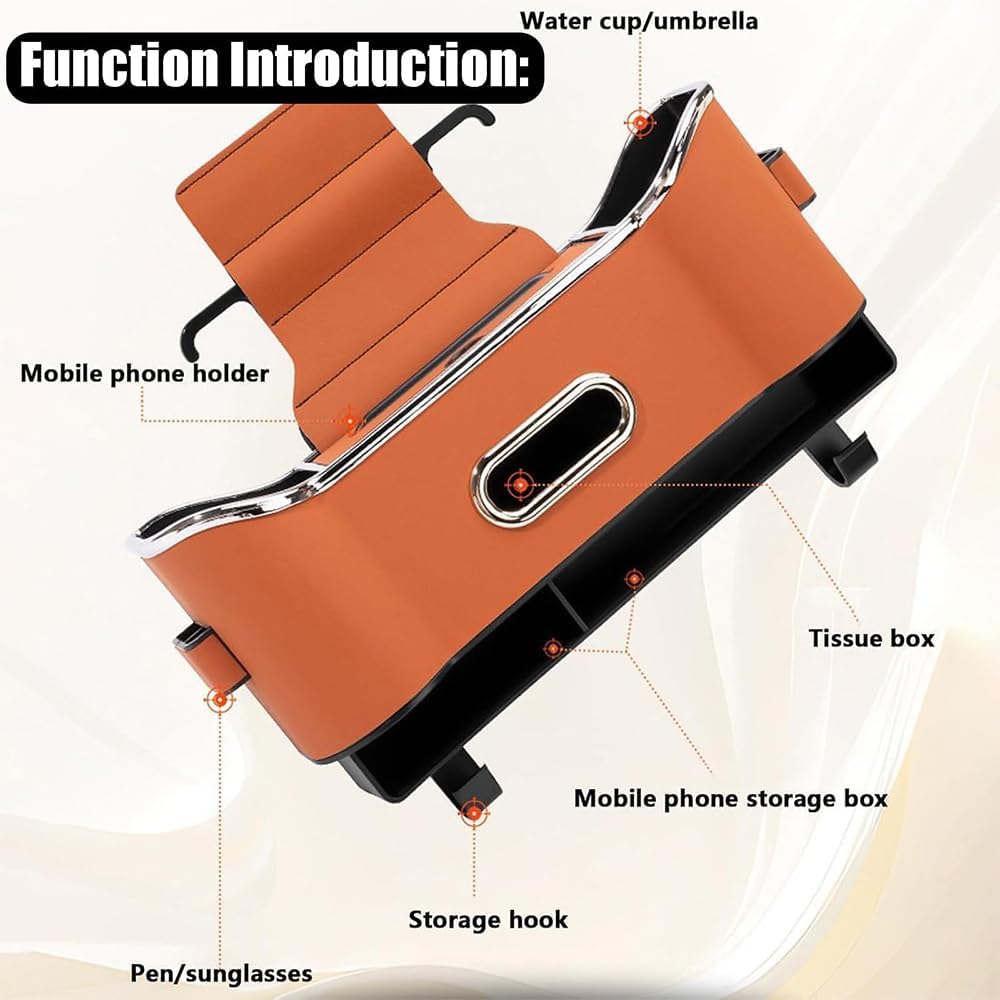 Multifunctional Car Seat Back Storage