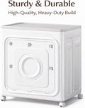 HOME150L Large Storage Box with Wheels, Foldable