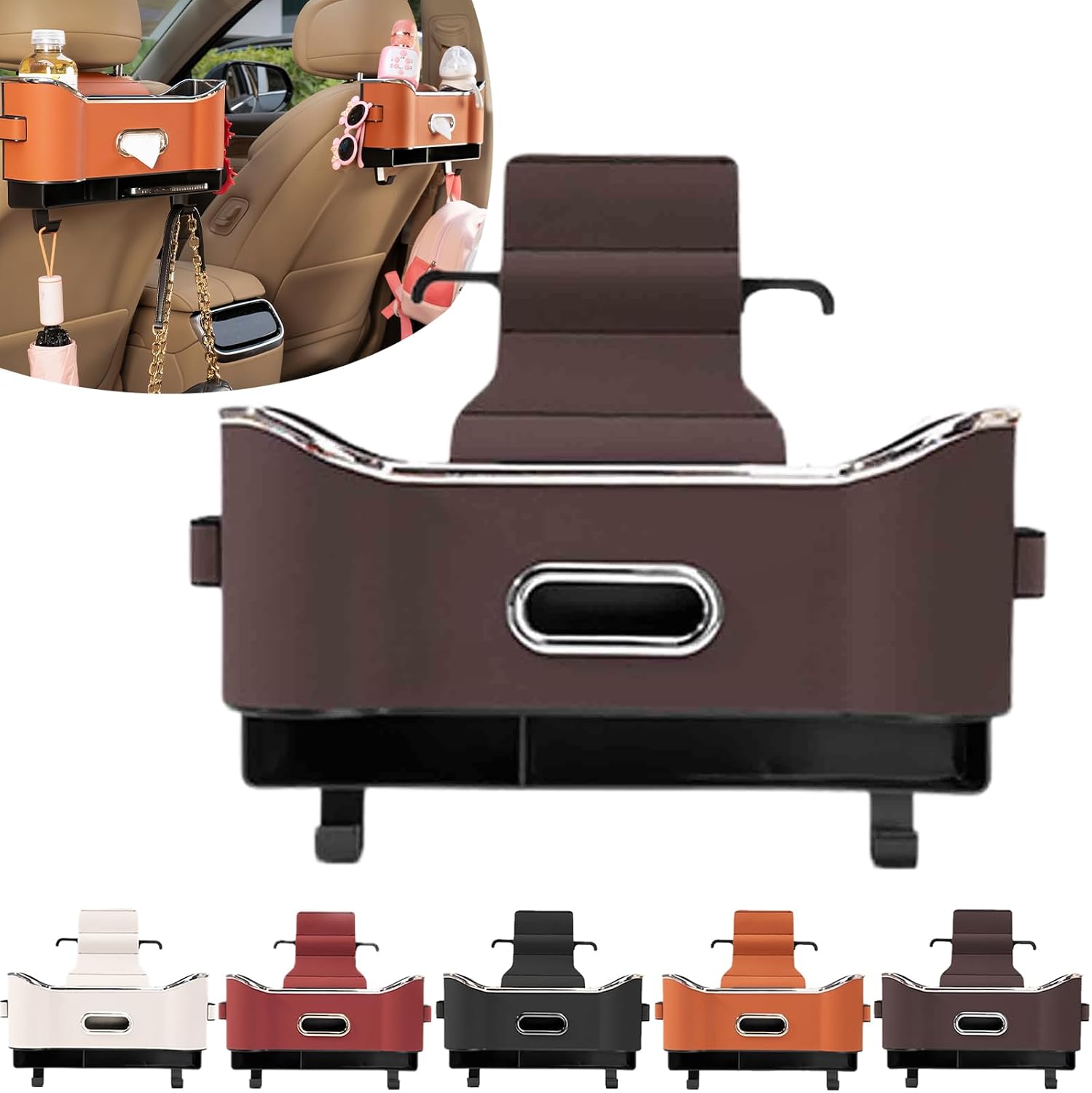 Multifunctional Car Seat Back Storage