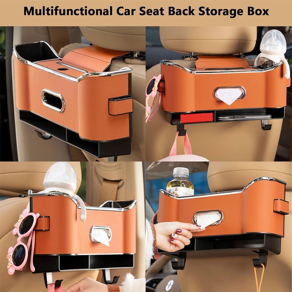 Multifunctional Car Seat Back Storage