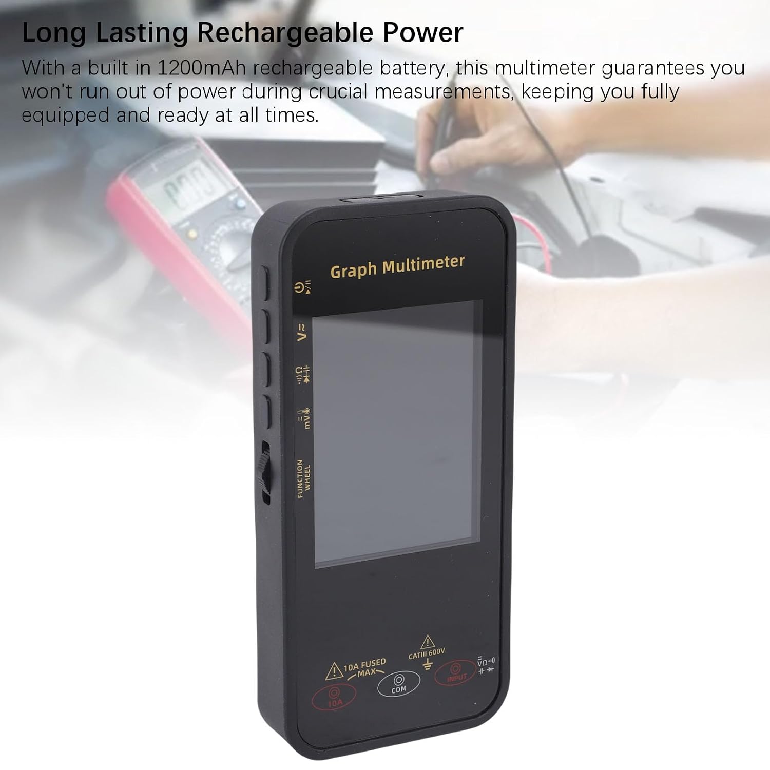 Smart Multimeter 3.2 Inch Screen Anti Burning