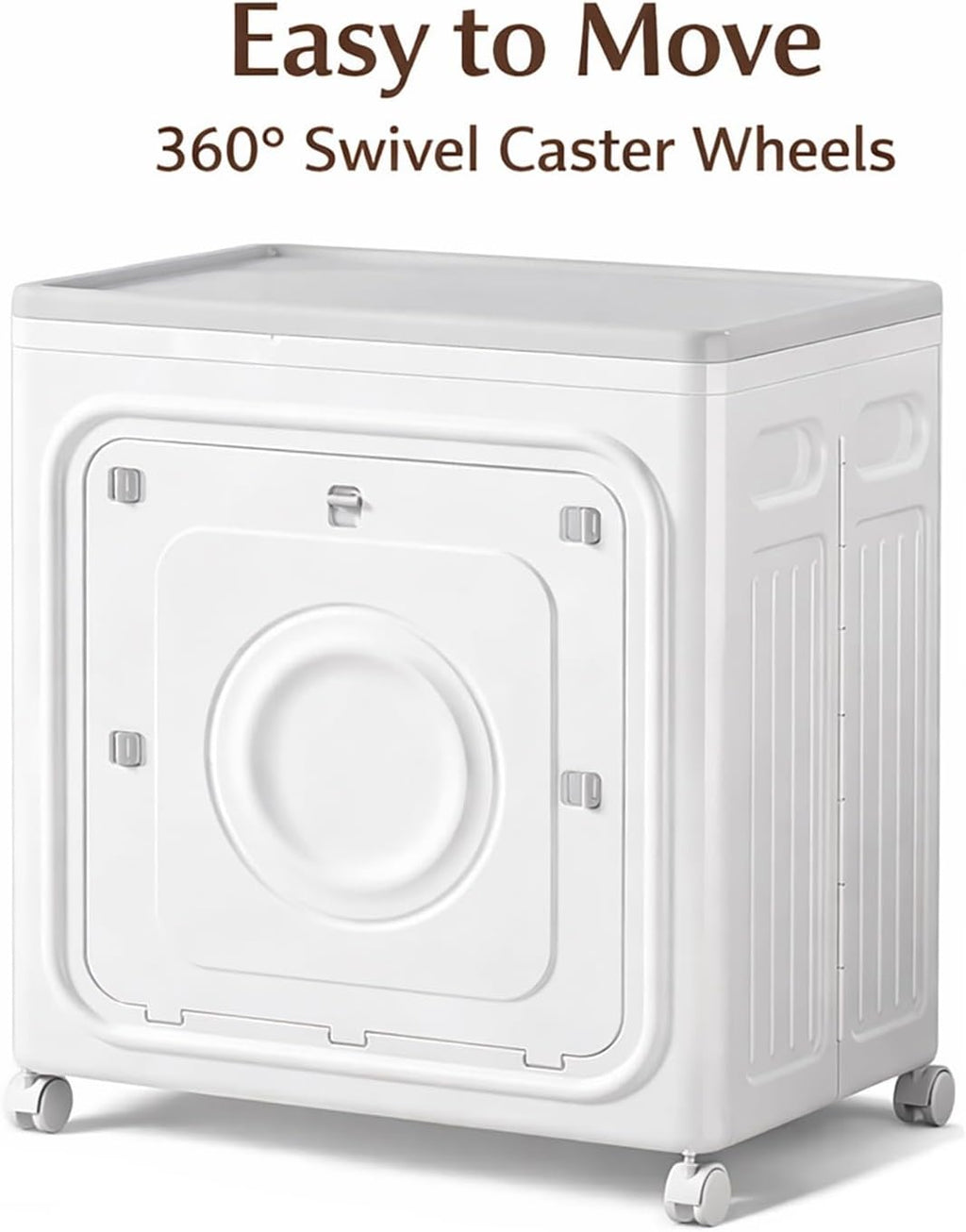HOME150L Large Storage Box with Wheels, Foldable