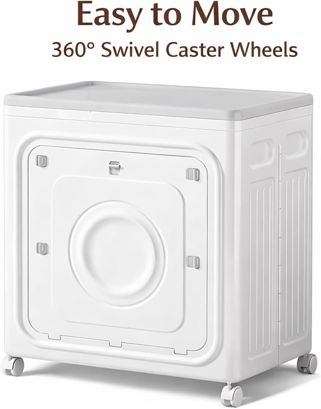 HOME150L Large Storage Box with Wheels, Foldable