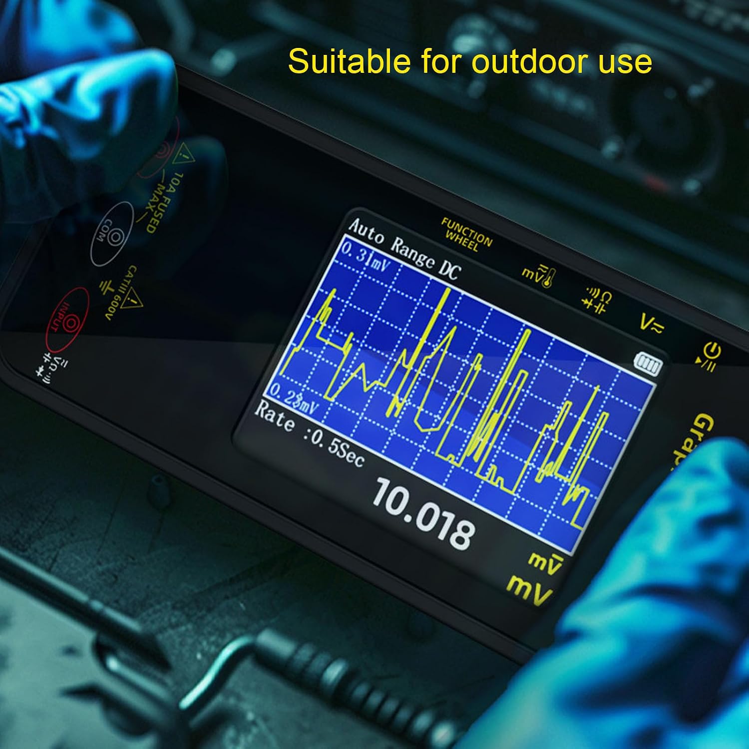 Smart Multimeter 3.2 Inch Screen Anti Burning