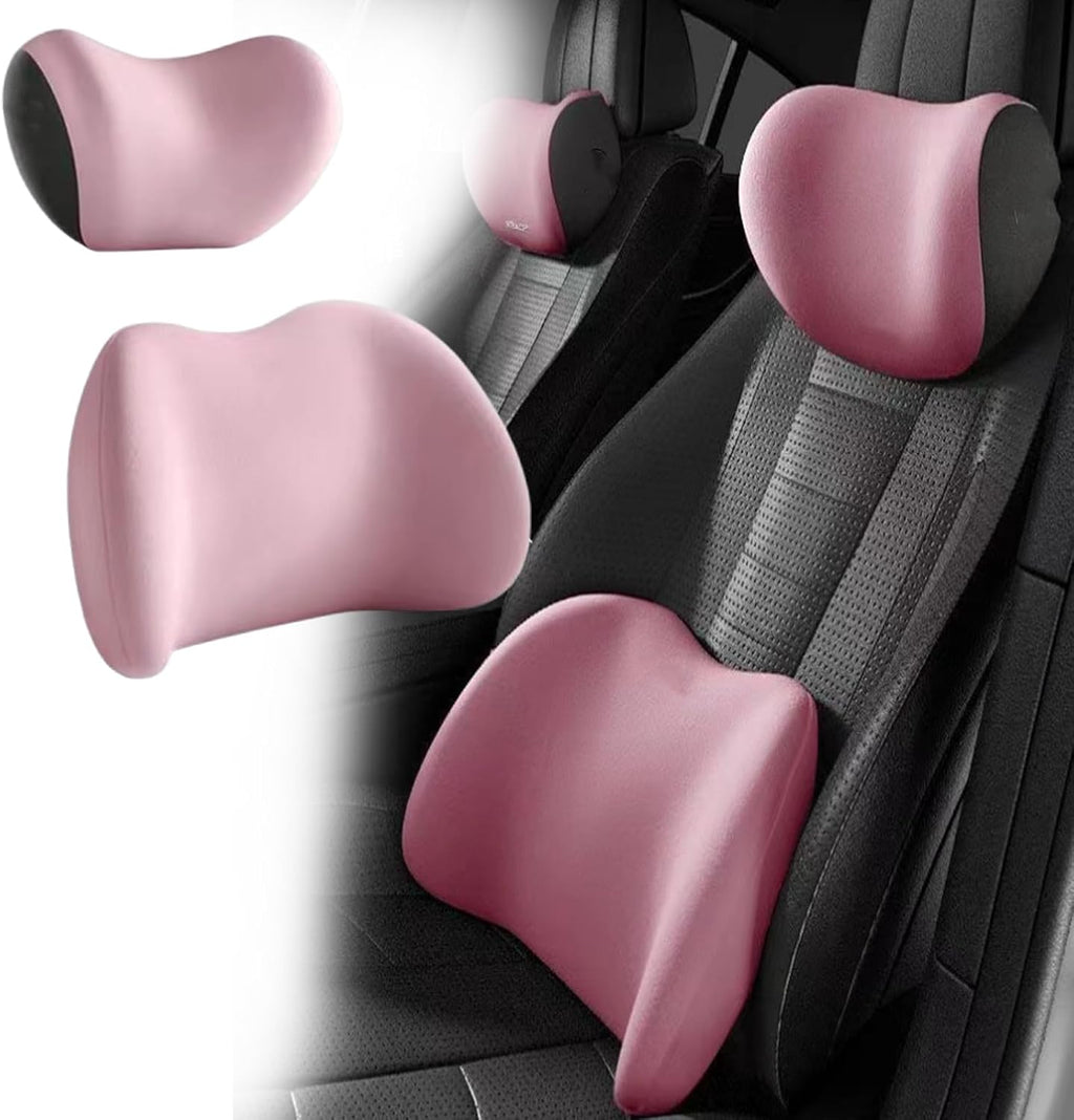 💥Hot Sale 49% OFF - Car Headrest &amp;amp; Lumbar Support Cushionimage🎁