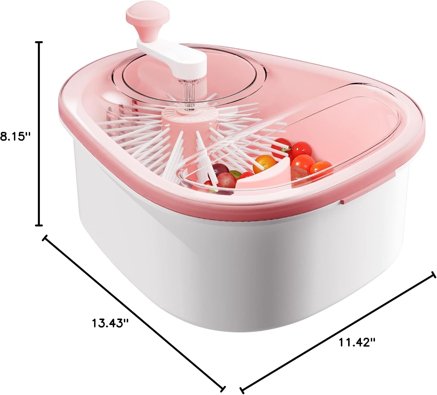 🎁Today 49% OFF🎁Fruit Washer and Spinner with Brush Heads