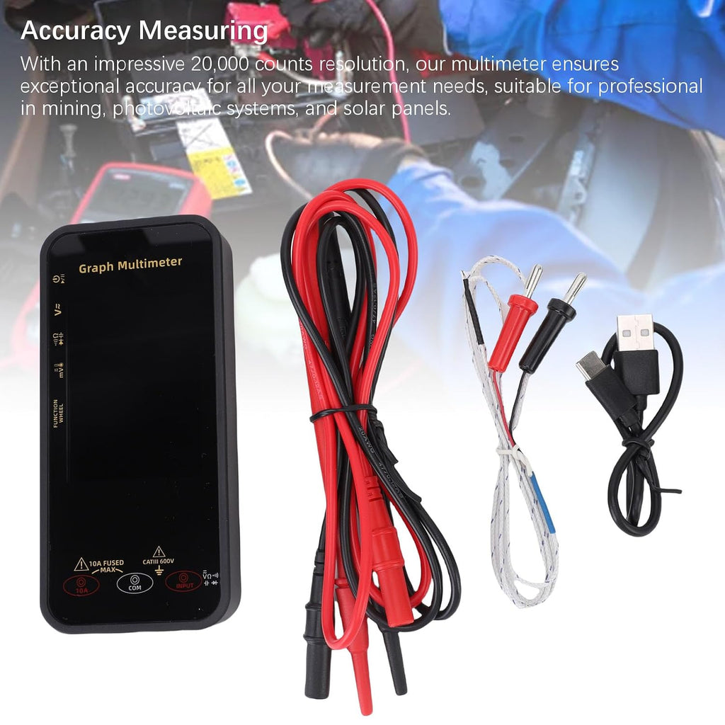 Smart Multimeter 3.2 Inch Screen Anti Burning
