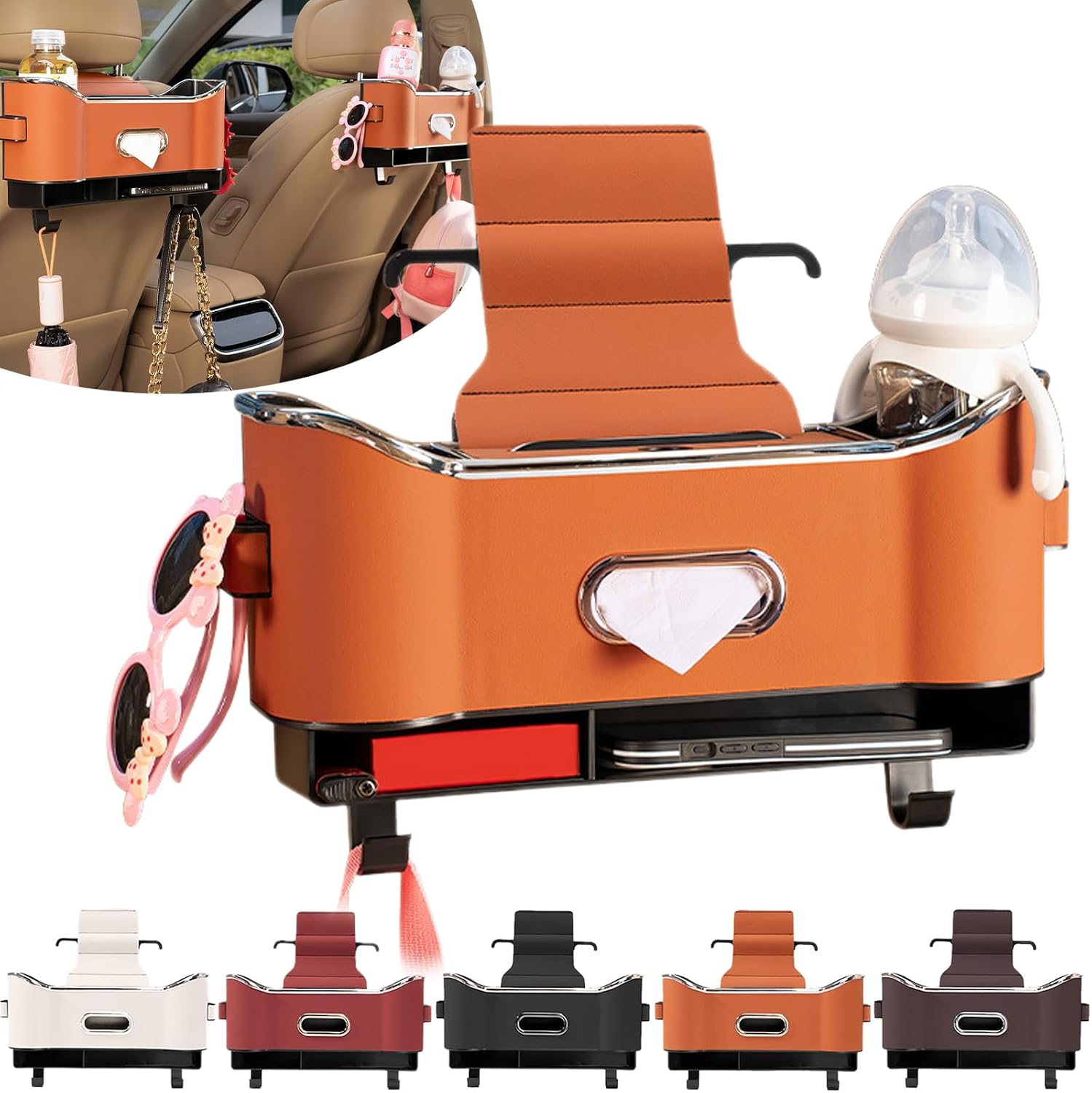 Multifunctional Car Seat Back Storage