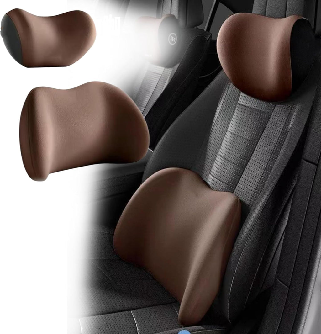 💥Hot Sale 49% OFF - Car Headrest &amp;amp; Lumbar Support Cushionimage🎁