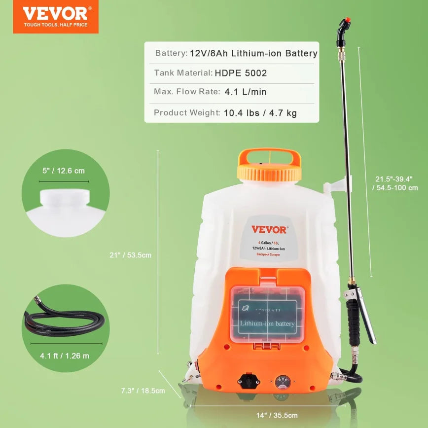 🎁Battery Powered Backpack Sprayer