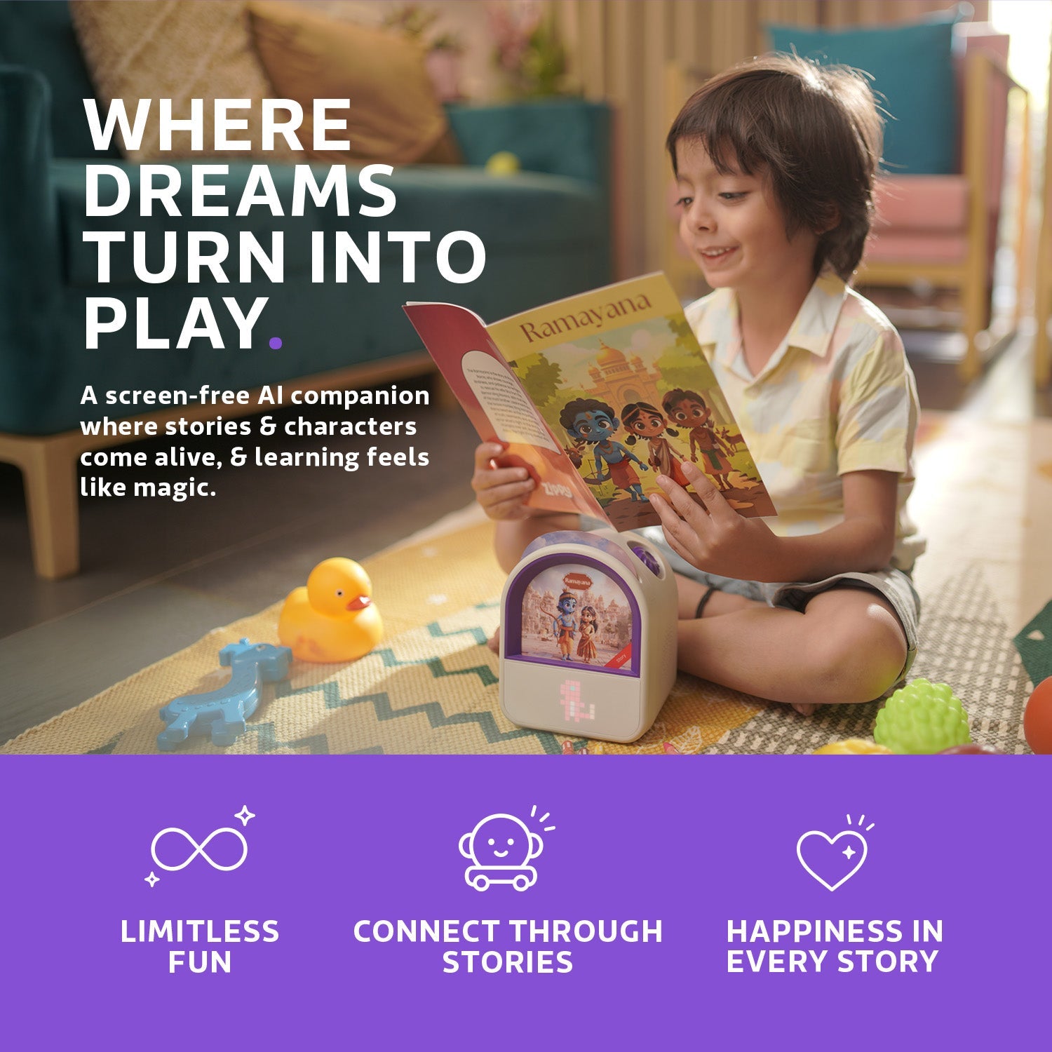 Stories that turns curiosity into learning