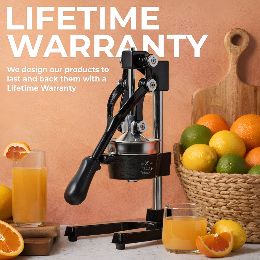 Cast Iron Juicer - Black by Zulay Kitchen - lifetime warranty