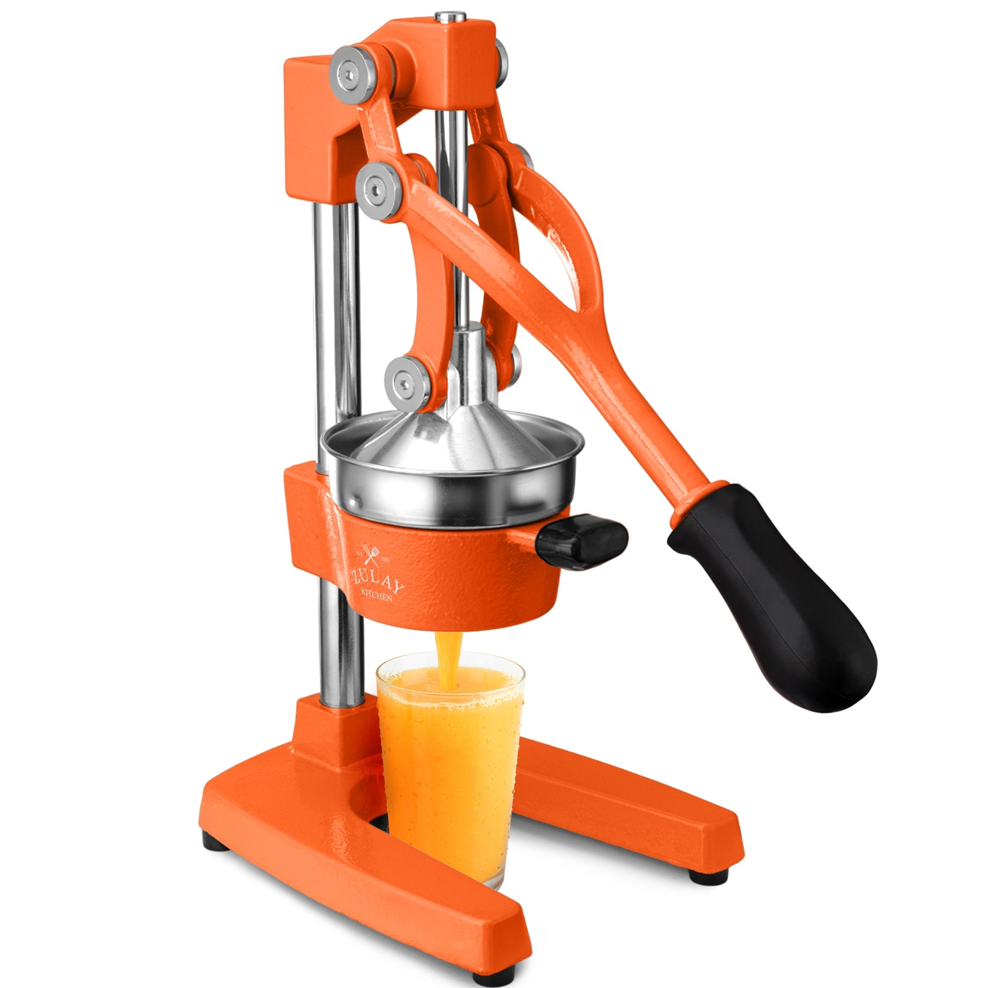 Cast Iron Juicer- Orange by Zulay Kitchen 