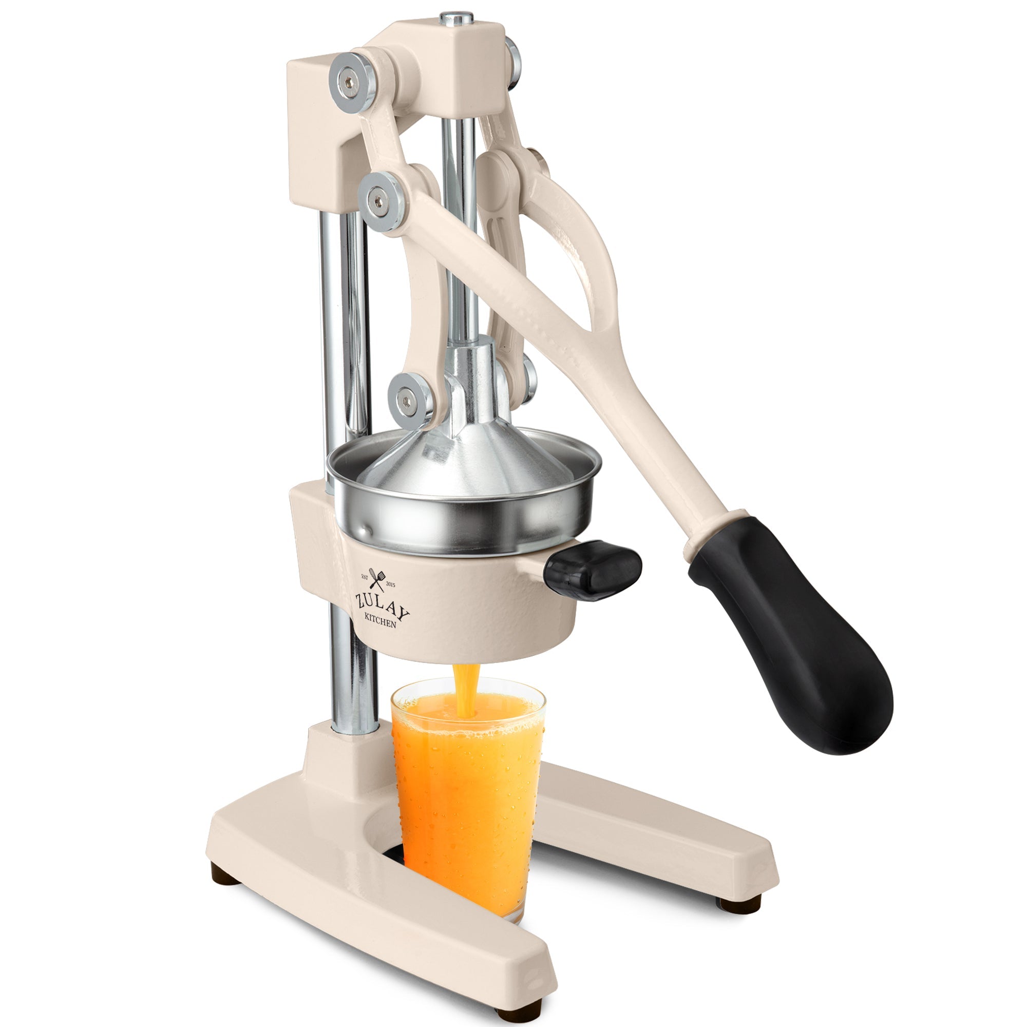 Cast Iron Juicer- Cream by Zulay Kitchen 