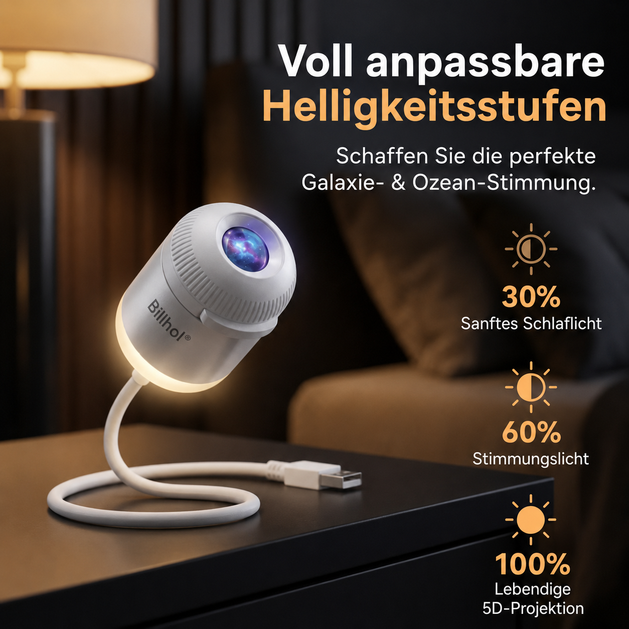 Night Light Projector – Intelligent holographic star projector🐦‍🔥