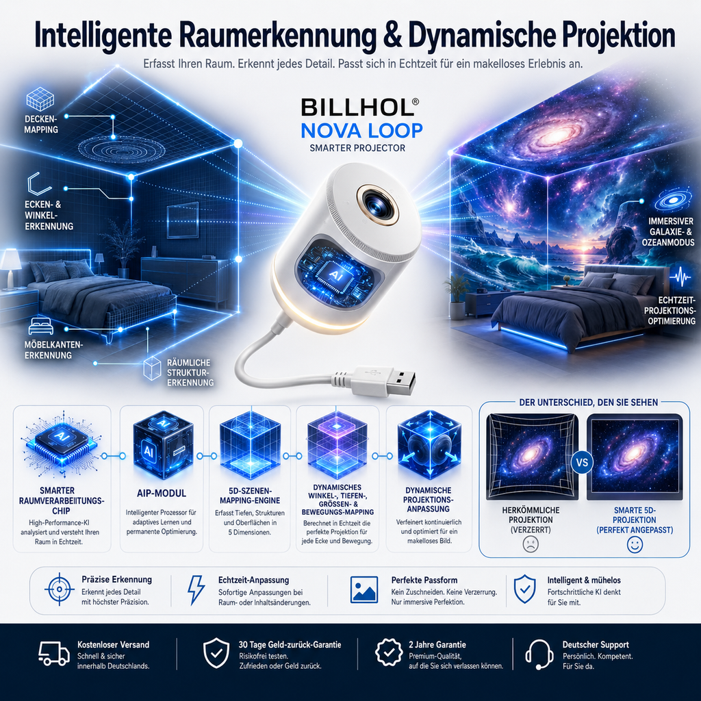 Night Light Projector – Intelligent holographic star projector🐦‍🔥
