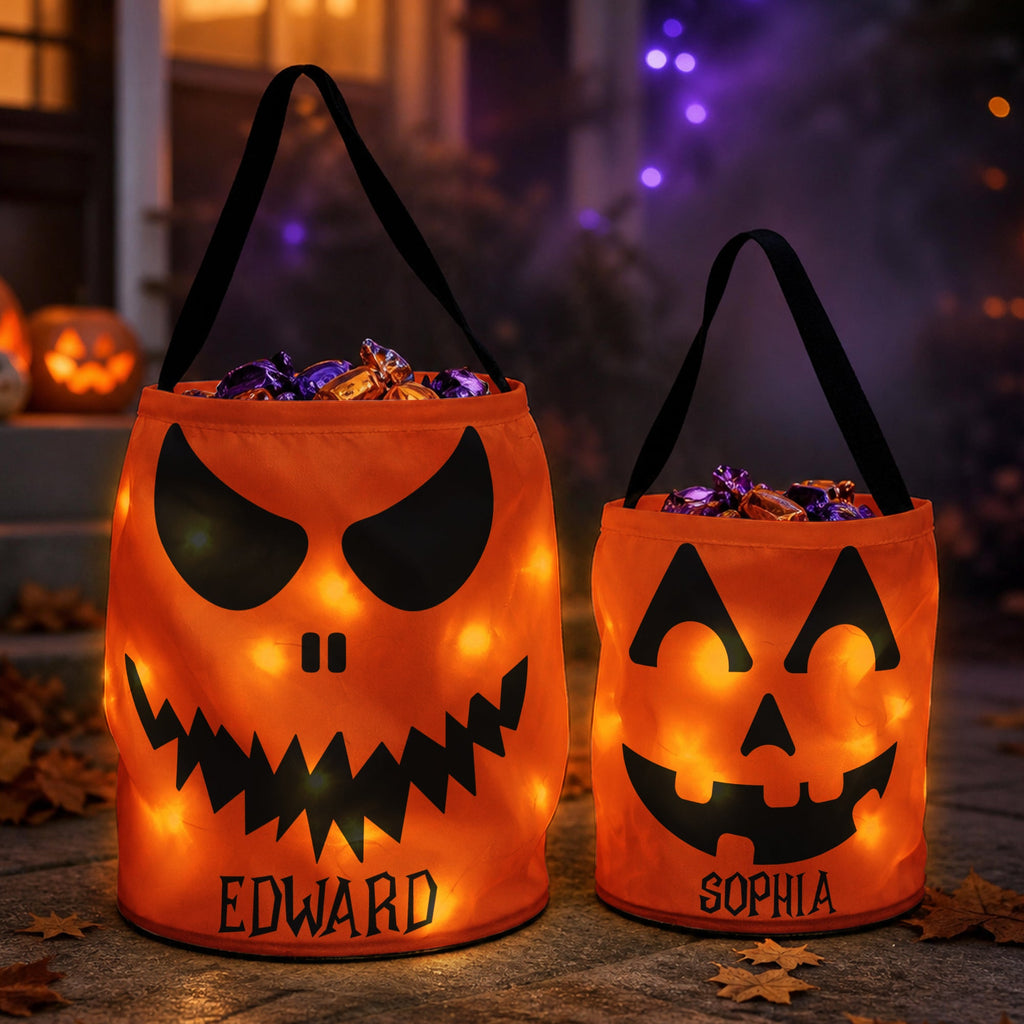 Halloween-candy bag for kids Scary Pumpkin face 1