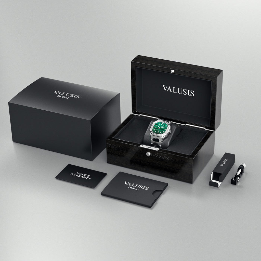 VALUSIS Volt Malachite – Luxury Watch Packaging Box Dubai