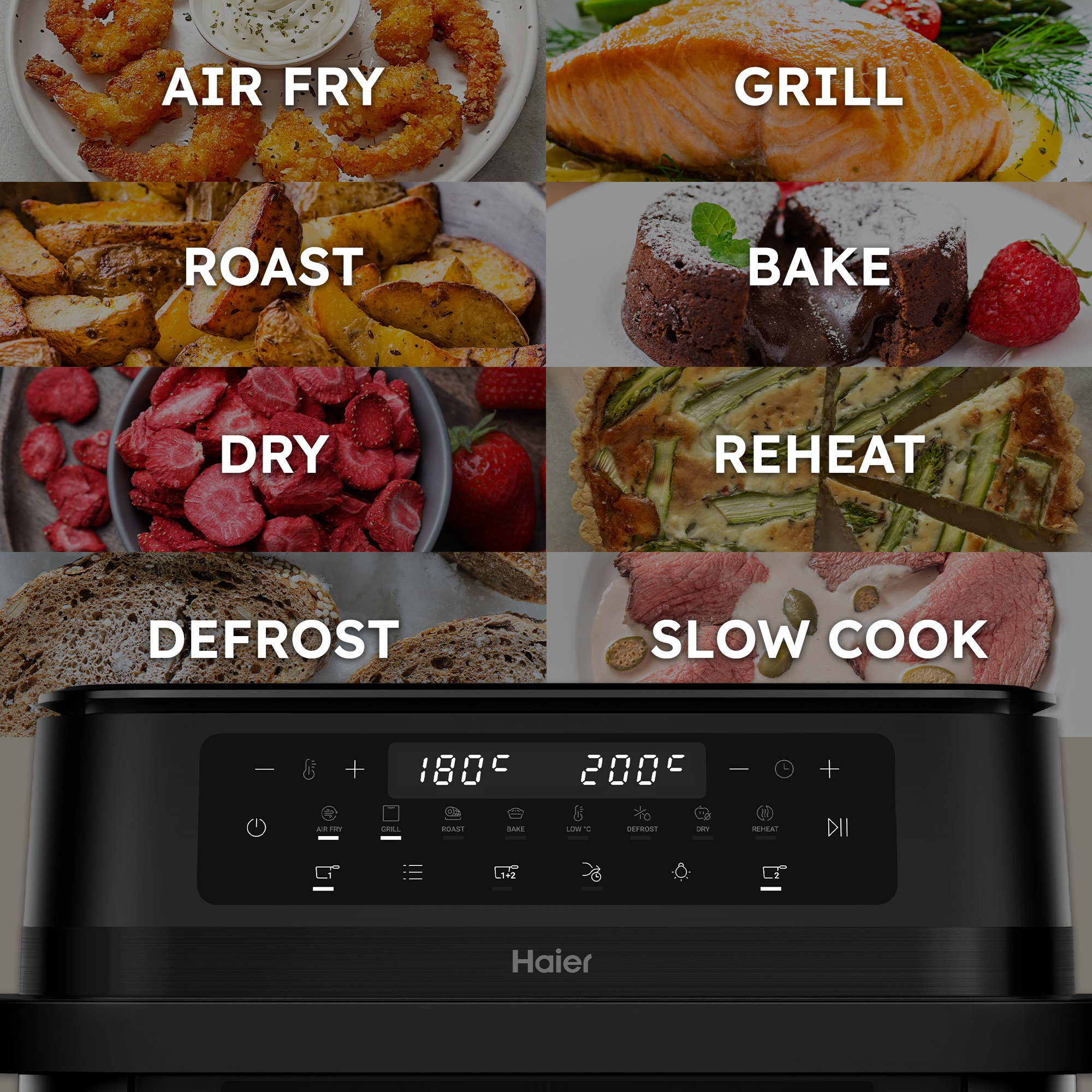 Air Fryer - I-Master Series 3 Flex Double Drawer