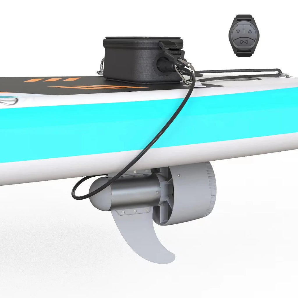 Y02 Wireless Electric SUP Thruster | Wrist Remote Controlled Paddle Board Motor for Lakes, Rivers & Calm Coastal Waters