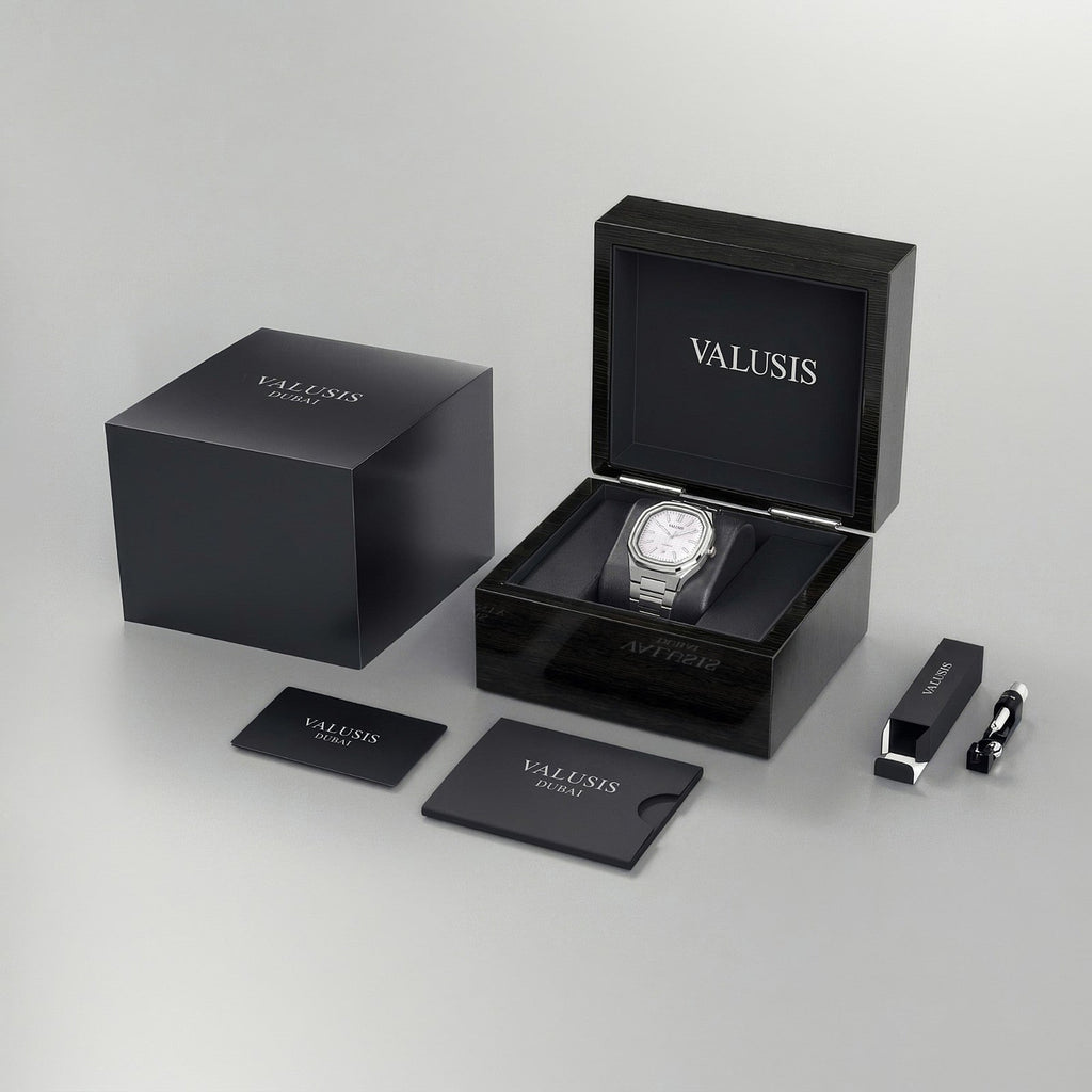 VALUSIS Volt White Automatic – Luxury Watch Packaging Box Dubai