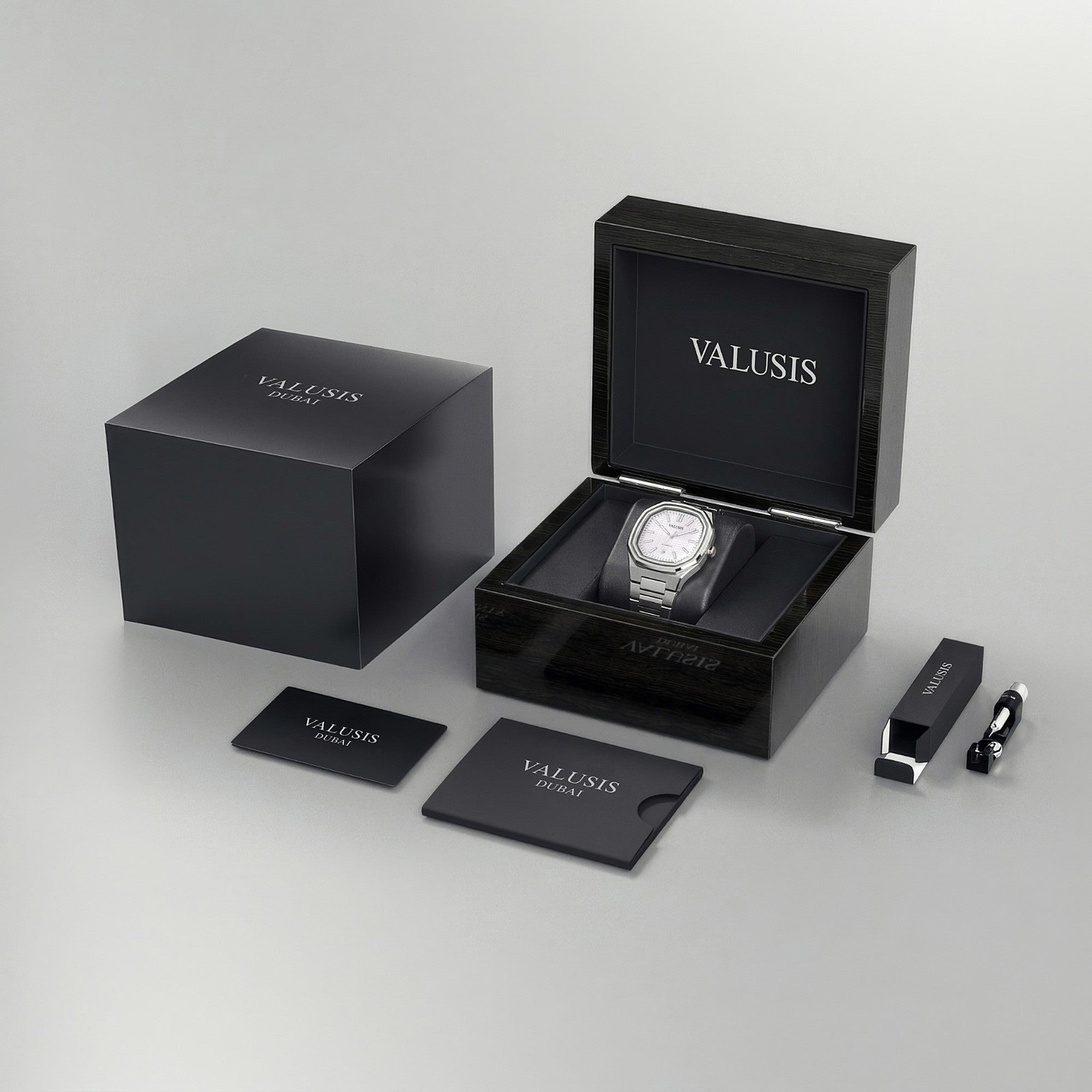 VALUSIS Volt White Automatic – Luxury Watch Packaging Box Dubai