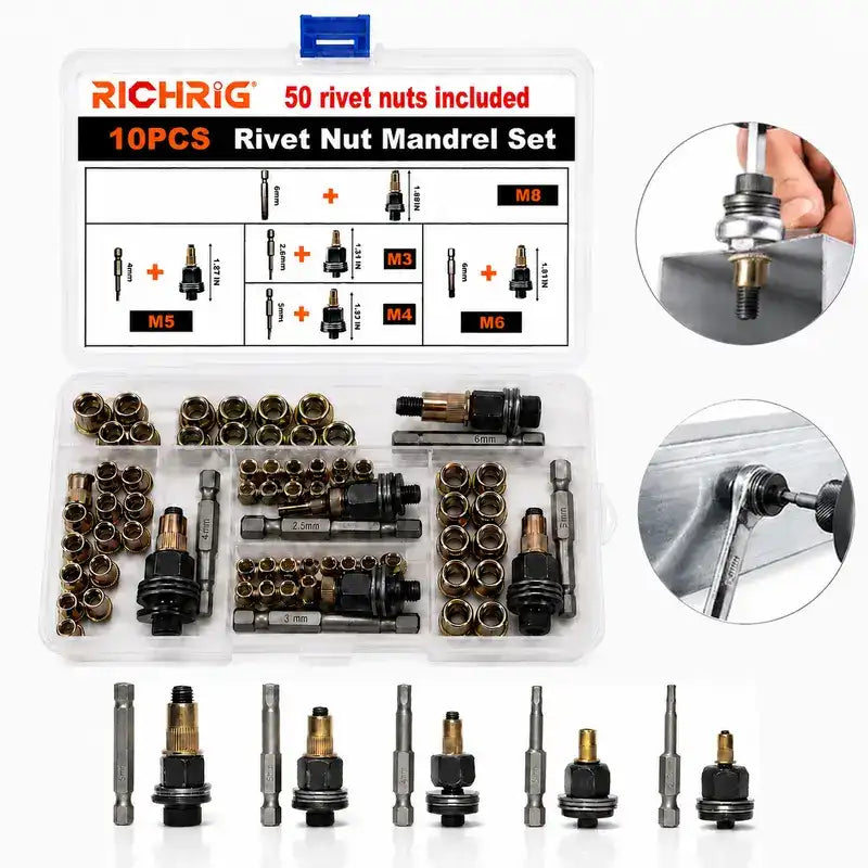 Turn Your Drill Into a Riveter — Install Rivet Nuts in Seconds