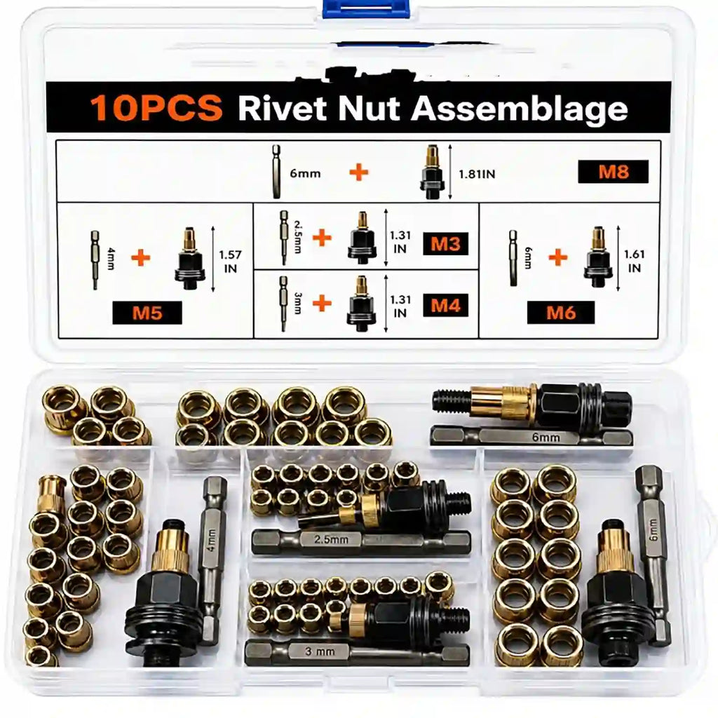 Turn Your Drill Into a Riveter — Install Rivet Nuts in Seconds