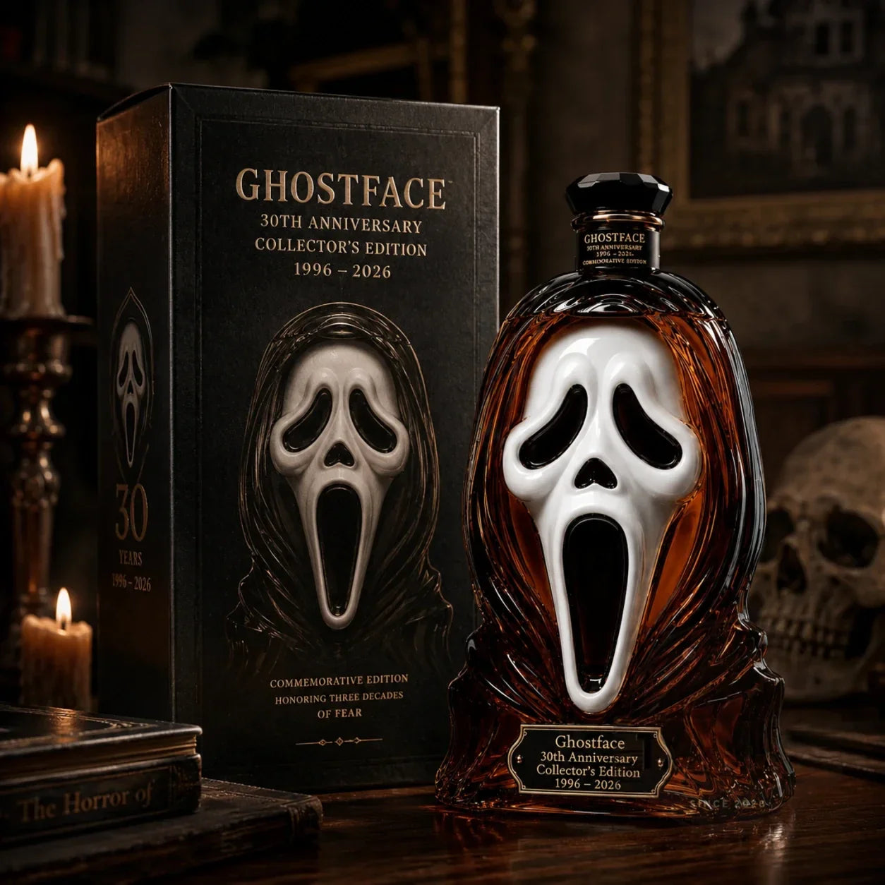 Ghostface 30th Anniversary 1996 – 2026 Whiskey Bottle