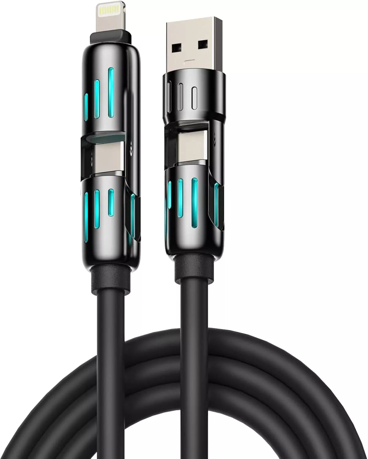 ⚡️4-in-1 Multi USB Charging Cable 240W 5ft (1.5 meters)