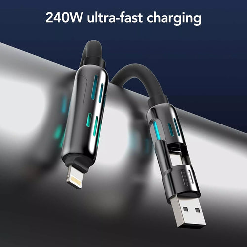 ⚡️4-in-1 Multi USB Charging Cable 240W 5ft (1.5 meters)