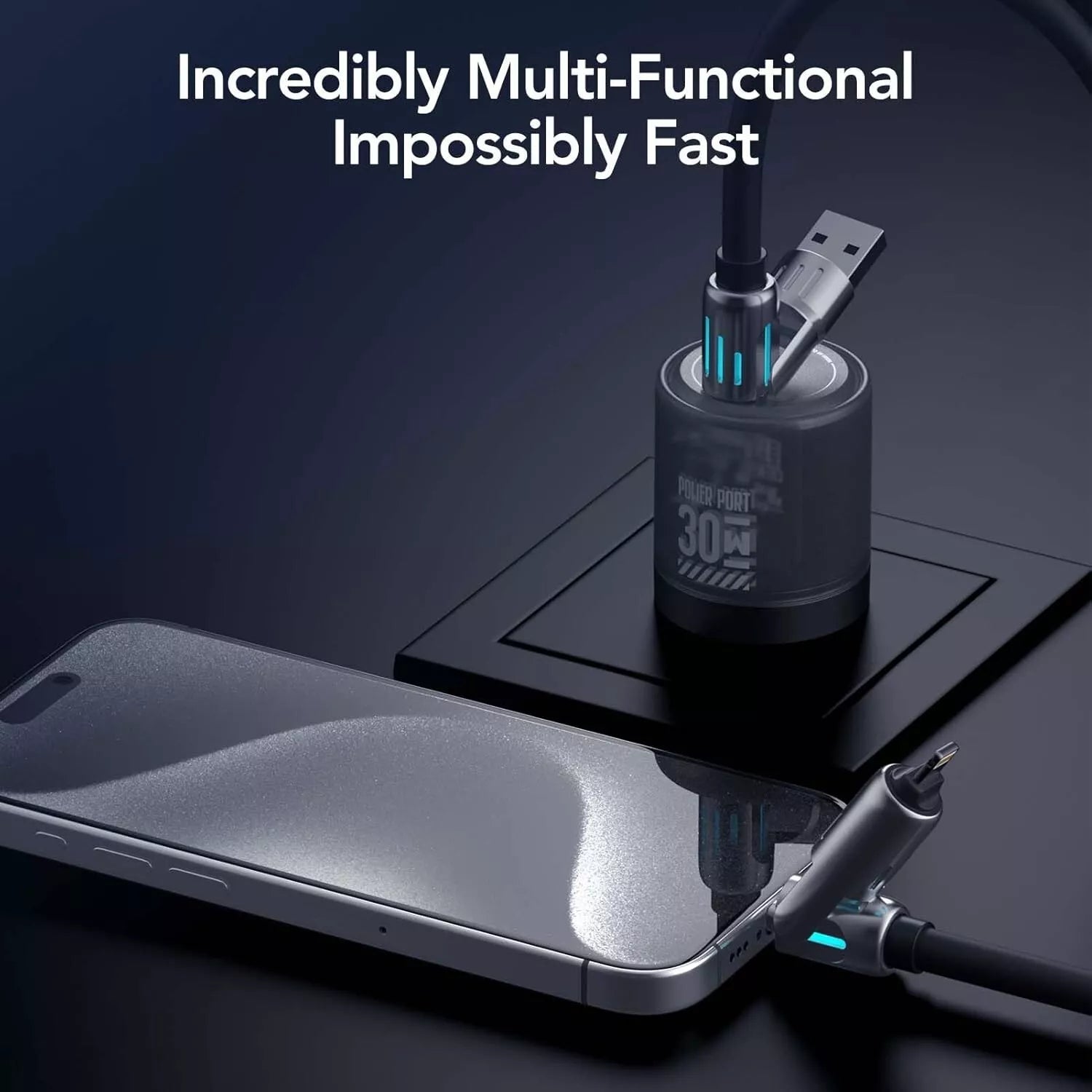 ⚡️4-in-1 Multi USB Charging Cable 240W 5ft (1.5 meters)