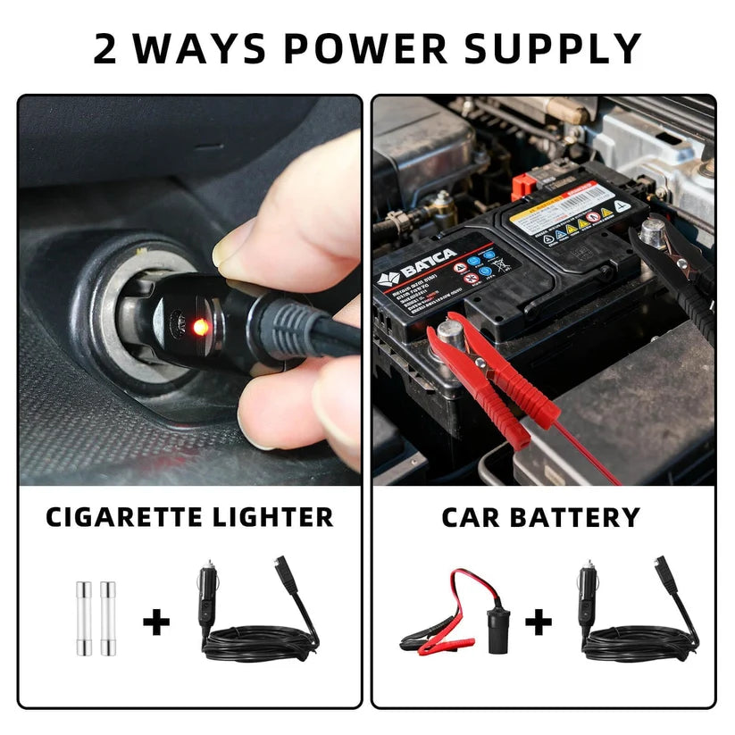 5 Ton 12V Electric Hydraulic Car Jack Kit – Tire Inflator Pump & Impact Wrench – Portable Floor Jack Lift – Lifting Range 155-450mm – For Sedan, SUV, MPV, Truck Tire Change, Repair – Electric Jack + Electric Wrench