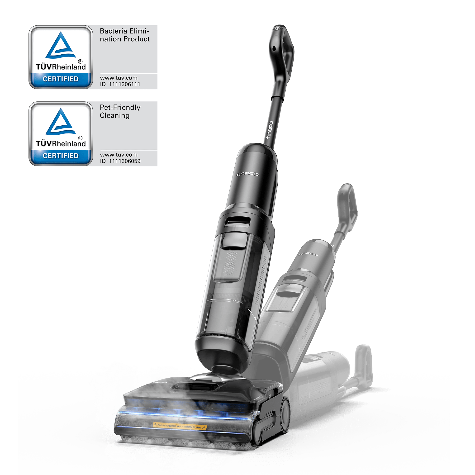 Tineco FLOOR ONE S7 Stretch Steam Aspirateur Balai Vapeur Sans Fil Tout - en - Un - Tineco FR, aspirateur laveur, aspirateur balai, aspirateur sans fil, meilleur aspirateur laveur, nettoyeur vapeur, balai vapeur